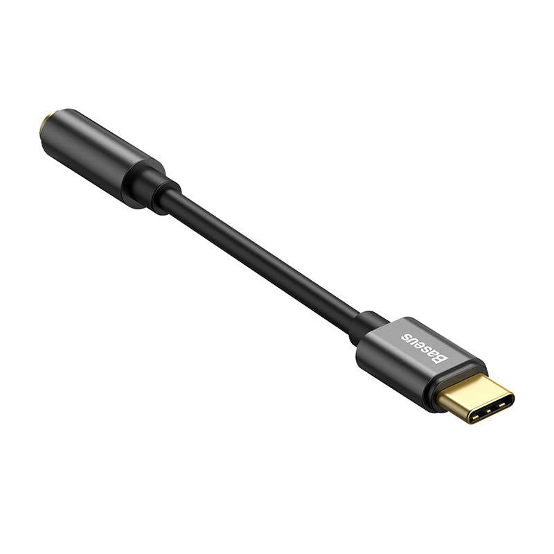 Baseus L54 Audio Adapter USB-C + mini jack 3,5mm (Black) - Product Image 5