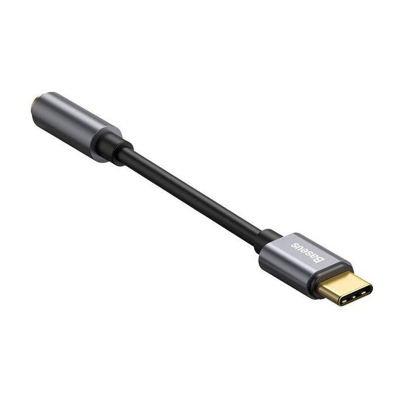 Baseus L54 Audio Adapter USB-C + mini jack 3,5mm (Black+Gray) - Product Image 4