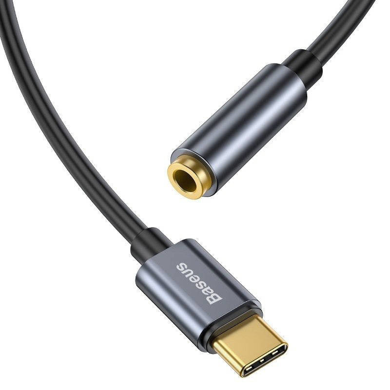 Baseus L54 Audio Adapter USB-C + mini jack 3,5mm (Black+Gray) - Product Image 5