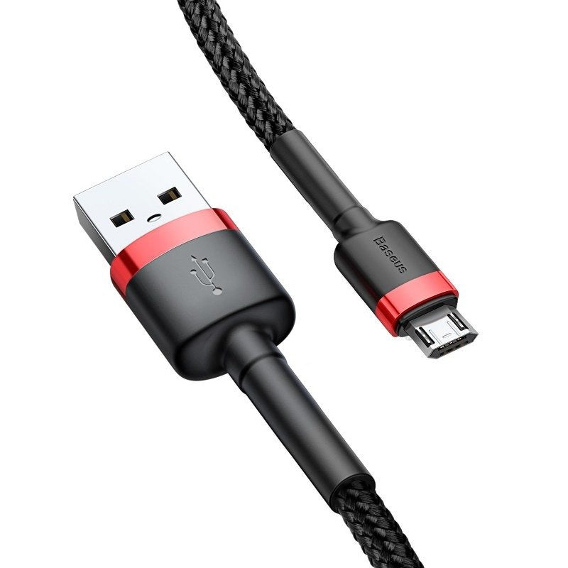 Baseus Cafule Micro USB Cable 2A 3m (Black+Red) - Product Image 4