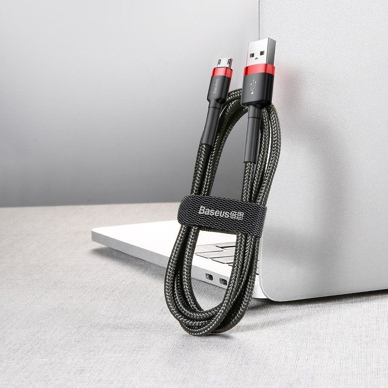 Baseus Cafule Micro USB Cable 2A 3m (Black+Red) - Product Image 6