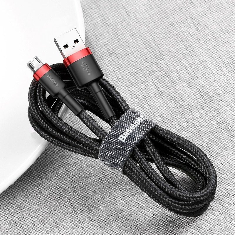 Baseus Cafule Micro USB Cable 2A 3m (Black+Red) - Product Image 10