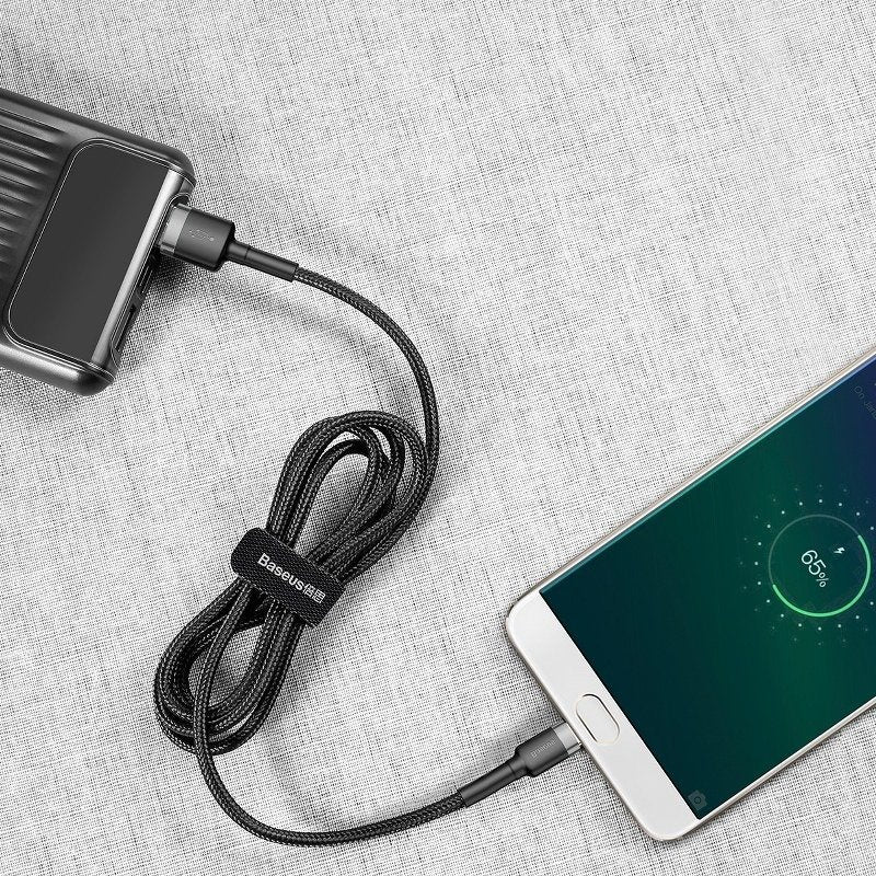 Baseus Cafule Cable USB For Micro 2A 3m Gray+Black - Product Image 10