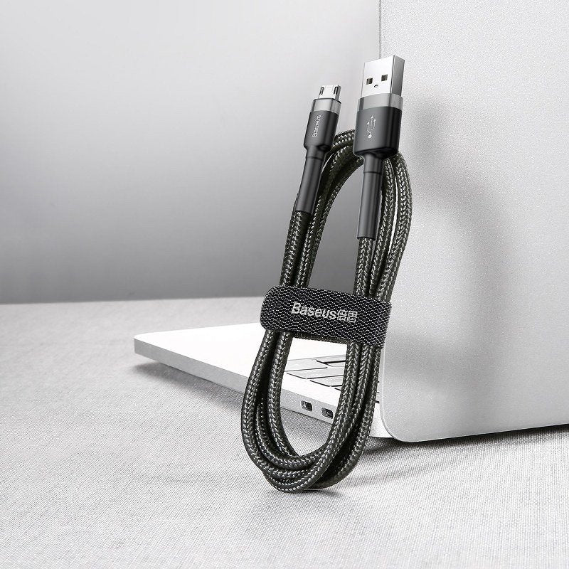 Baseus Cafule Cable USB For Micro 2A 3m Gray+Black - Product Image 8