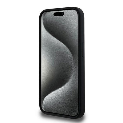 Karl Lagerfeld Silicone Karl&Choupette MagSafe case for iPhone 15 Pro - black