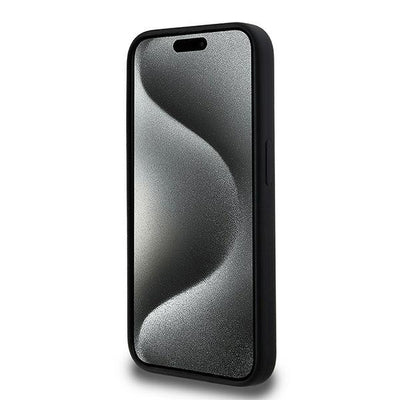 Karl Lagerfeld Silicone Karl&Choupette MagSafe case for iPhone 15 Pro - black