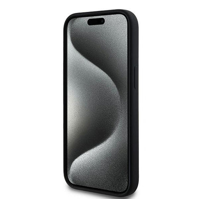 Karl Lagerfeld Silicone Karl&Choupette MagSafe case for iPhone 15 Plus / 14 Plus - black
