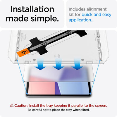 Spigen Glas.tR EZ Fit Tempered Glass for iPad Air 11" 2024