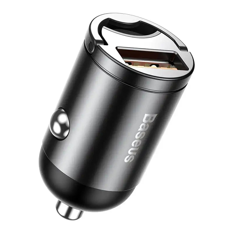 Baseus Tiny Star Mini Quick Charge Car Charger USB Port 30W Grey - Product Image 3