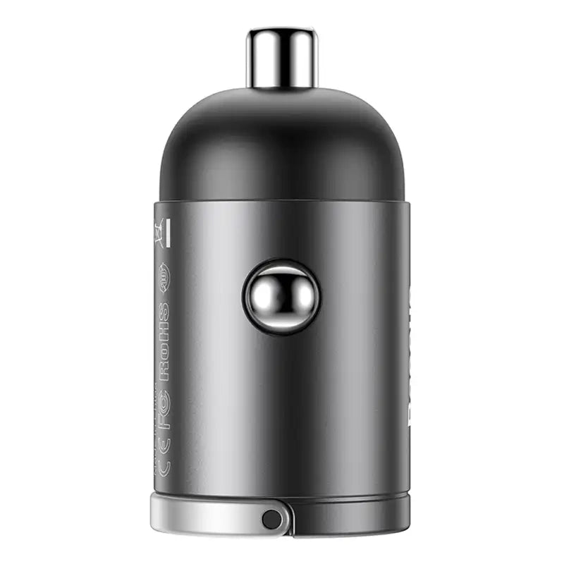 Baseus Tiny Star Mini Quick Charge Car Charger USB Port 30W Grey - Product Image 2