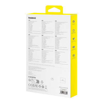 HUB Baseus PortalJoy Series 13in1 USB-C - 2x HDMI / DP / VGA / USB-A 3.1 / USB-C 3.1 / USB-A 2.0 / PD / RJ45 / SD / TF / AUX