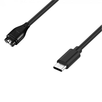 Magnetic Charger for Garmin Smartwatches with USB-C - Black — Hurtel