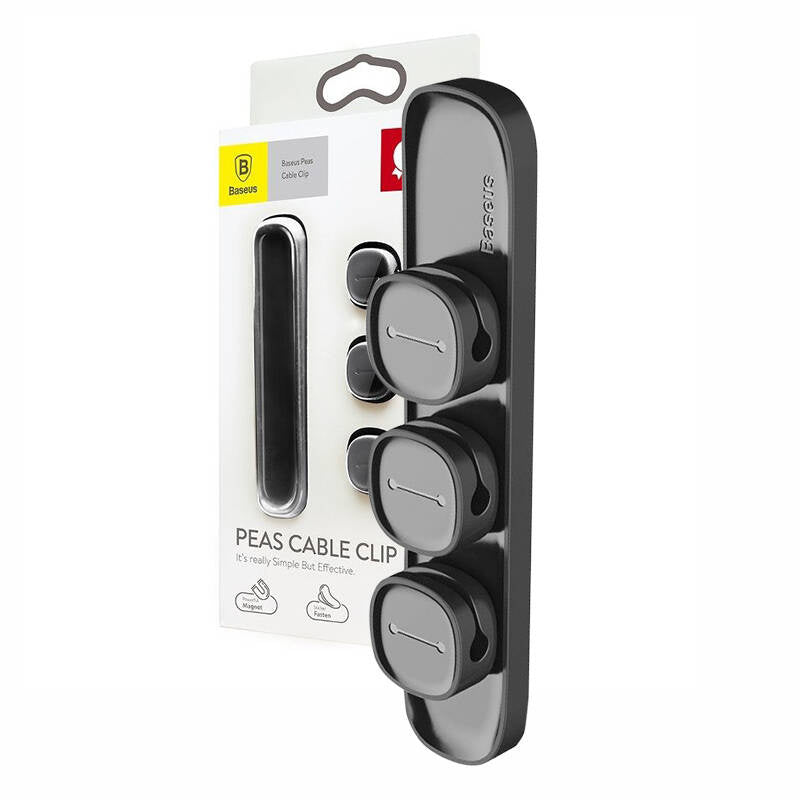 Baseus Peas Magnetic Cable Clip Black - Product Image 9