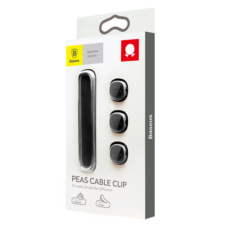 Baseus Peas Magnetic Cable Clip Black - Product Image 4