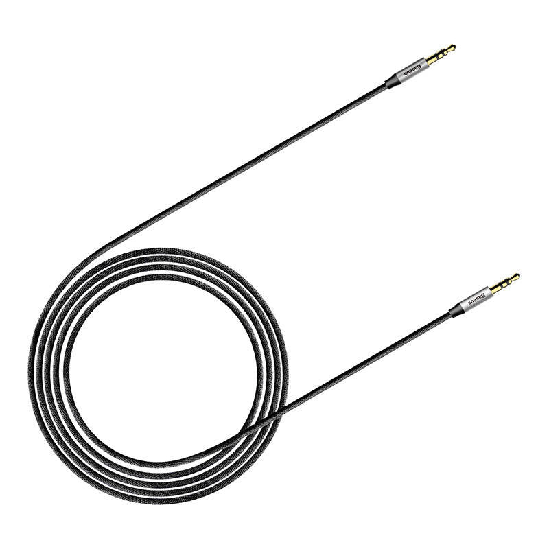 Baseus Yiven Audio Cable Cable 3.5 male Audio M30 1.5M Silver+ Black - Product Image 7