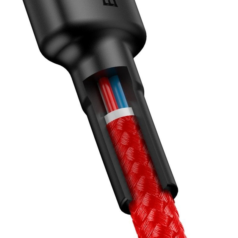 Baseus Cafule PD2.0 60W flash charging USB For Type-C cable (20V 3A) 2m Red - Product Image 8