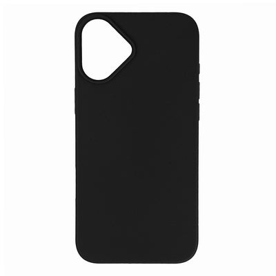 Multiple Color Wheat Bran Case for iPhone 16 - Black — Hurtel