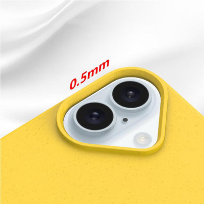 Multiple Color Wheat Case MagSafe for iPhone 16 Pro - yellow — Hurtel