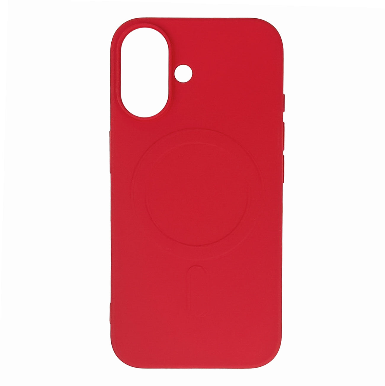 Liquid Silicone Case MagSafe for iPhone 16 - red — Hurtel