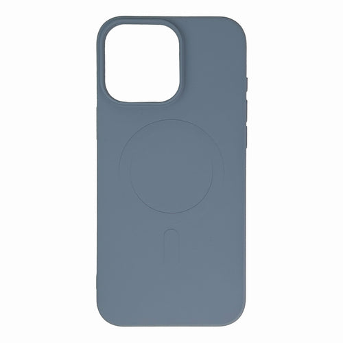 Liquid Silicone Case MagSafe for iPhone 16 Pro - light gray — Hurtel