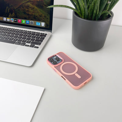 Magnetic Collection MagSafe iPhone 16 Plus Case - Pink — Hurtel