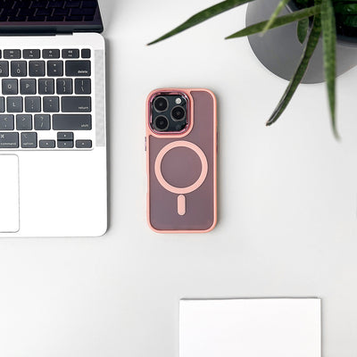 Magnetic Collection MagSafe iPhone 16 Plus Case - Pink — Hurtel