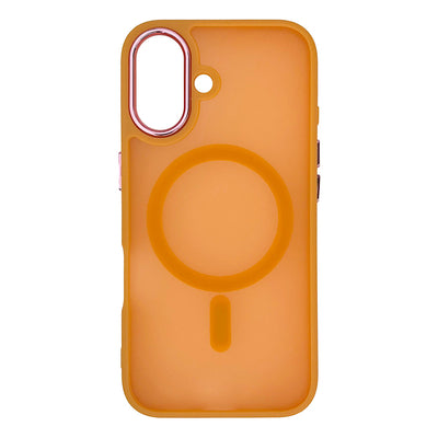Magnetic Collection MagSafe iPhone 16 Case - Orange — Hurtel