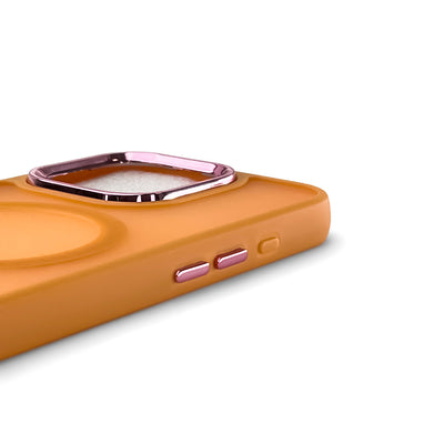 Magnetic Collection MagSafe iPhone 16 Case - Orange — Hurtel