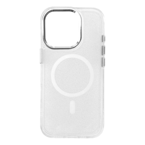 Glitter Case MagSafe for iPhone 16 Pro Max - white with glitter — Hurtel