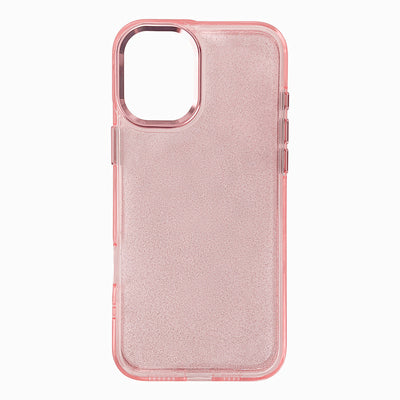 Glitter Case for iPhone 16 - pink with glitter — Hurtel