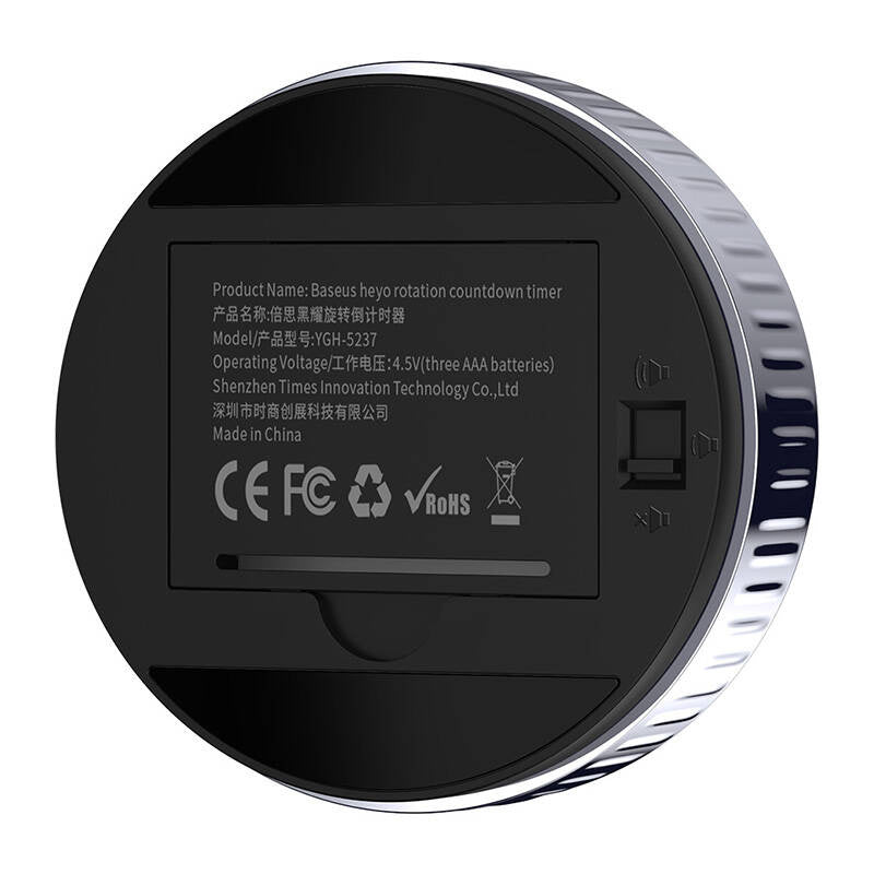 Baseus heyo rotation countdown timer Black - Product Image 5
