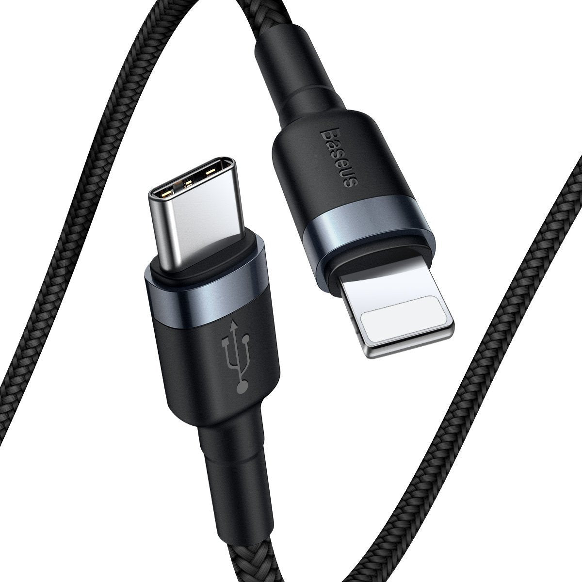 Baseus Cafule Cable Type-C to iP PD 18W 1m Gray+Black - Product Image 4