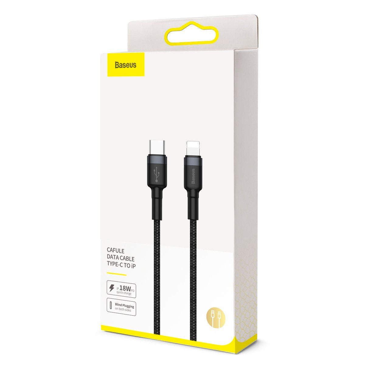 Baseus Cafule Cable Type-C to iP PD 18W 1m Gray+Black - Product Image 10