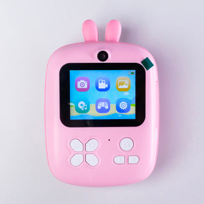 Mini Thermal Printer for Kids with Camera and Camcorder - Pink — Hurtel