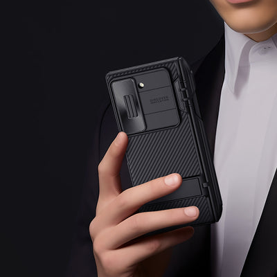 Nillkin CamShield Fold Case for Samsung Galaxy Z Fold 6 5G with Stylus Holder - Black