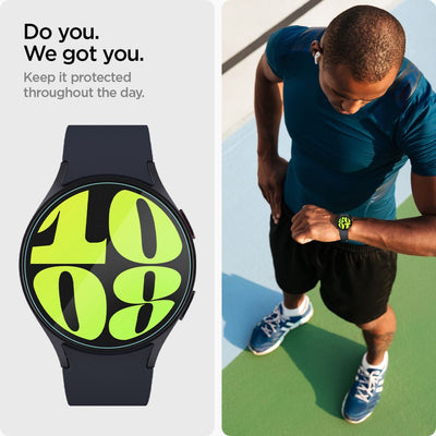 Spigen Glas.tR EZ Fit tempered glass for Samsung Galaxy Watch 7 (44 mm) - 2 pcs.