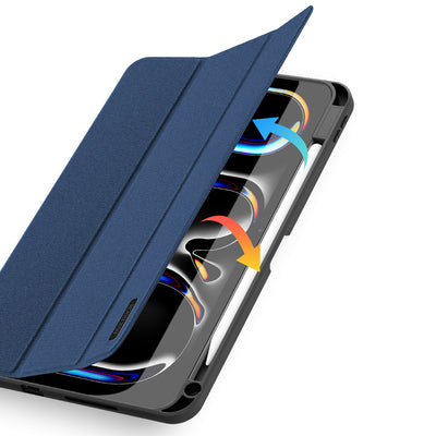 Dux Ducis Domo case with flap and smart sleep for Xiaomi Pad 6 / 6 Pro - blue