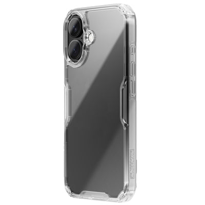 Nillkin Nature Pro Case for iPhone 16 - transparent and white