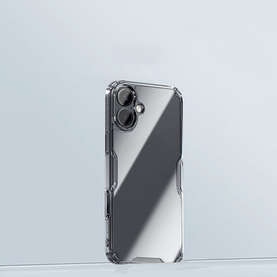 Nillkin Nature Pro Case for iPhone 16 - transparent and white
