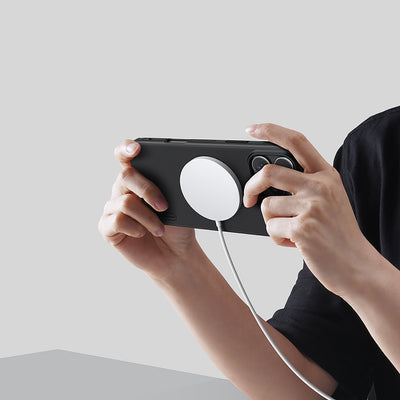 Nillkin Super Frosted Shield Pro Magnetic Case for iPhone 16 Pro - black