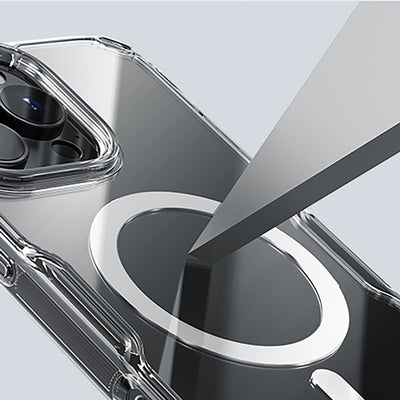 Nillkin Nature Pro Magnetic Case with MagSafe for iPhone 16 Pro - Transparent & White