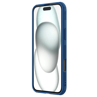 Nillkin Super Frosted Shield Pro case for iPhone 16 - blue