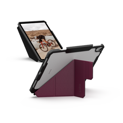 UAG Essential Armor Case with Stand and Apple Pencil Holder for iPad Air 11" 2024 - Red