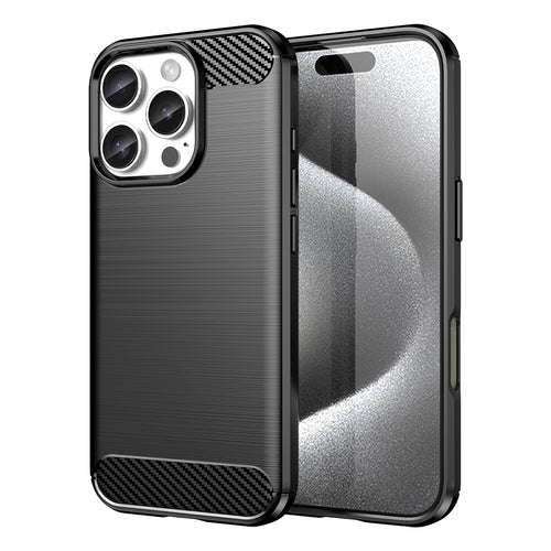 Carbon Case for iPhone 16 Pro - Black — Hurtel