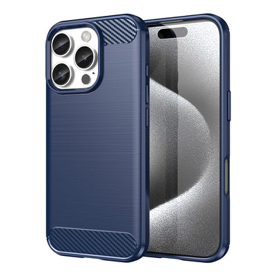Carbon Case for iPhone 16 Pro - Blue — Hurtel