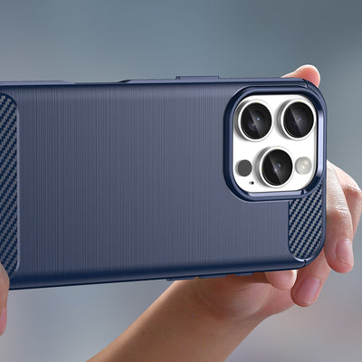 Carbon Case for iPhone 16 Pro - Blue — Hurtel