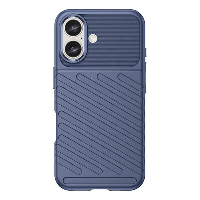 Thunder Case for iPhone 16 Plus Silicone Case - Blue — Hurtel