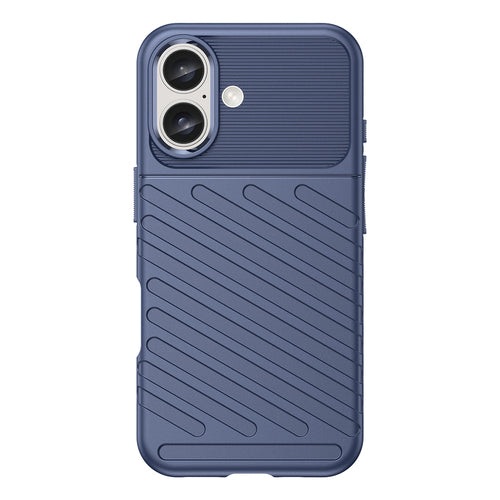 Thunder Case for iPhone 16 Plus Silicone Case - Blue — Hurtel