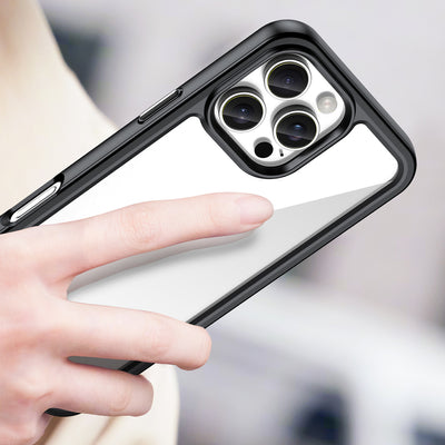 Outer Space Case with Gel Frame for iPhone 16 Pro Max - Black — Hurtel