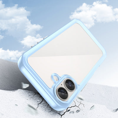 Outer Space Case with Gel Frame for iPhone 16 - Blue — Hurtel